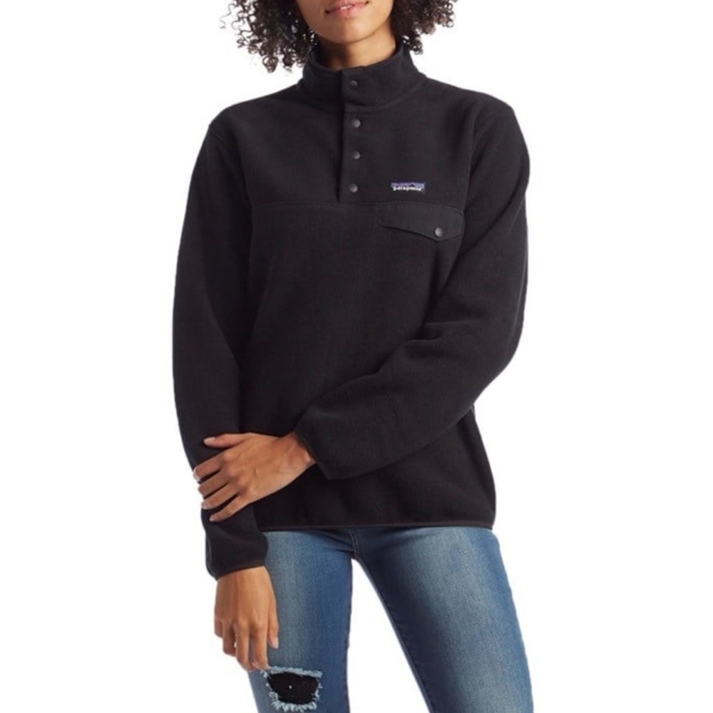 Patagonia Women's Synchilla Black Snap-T Fleece